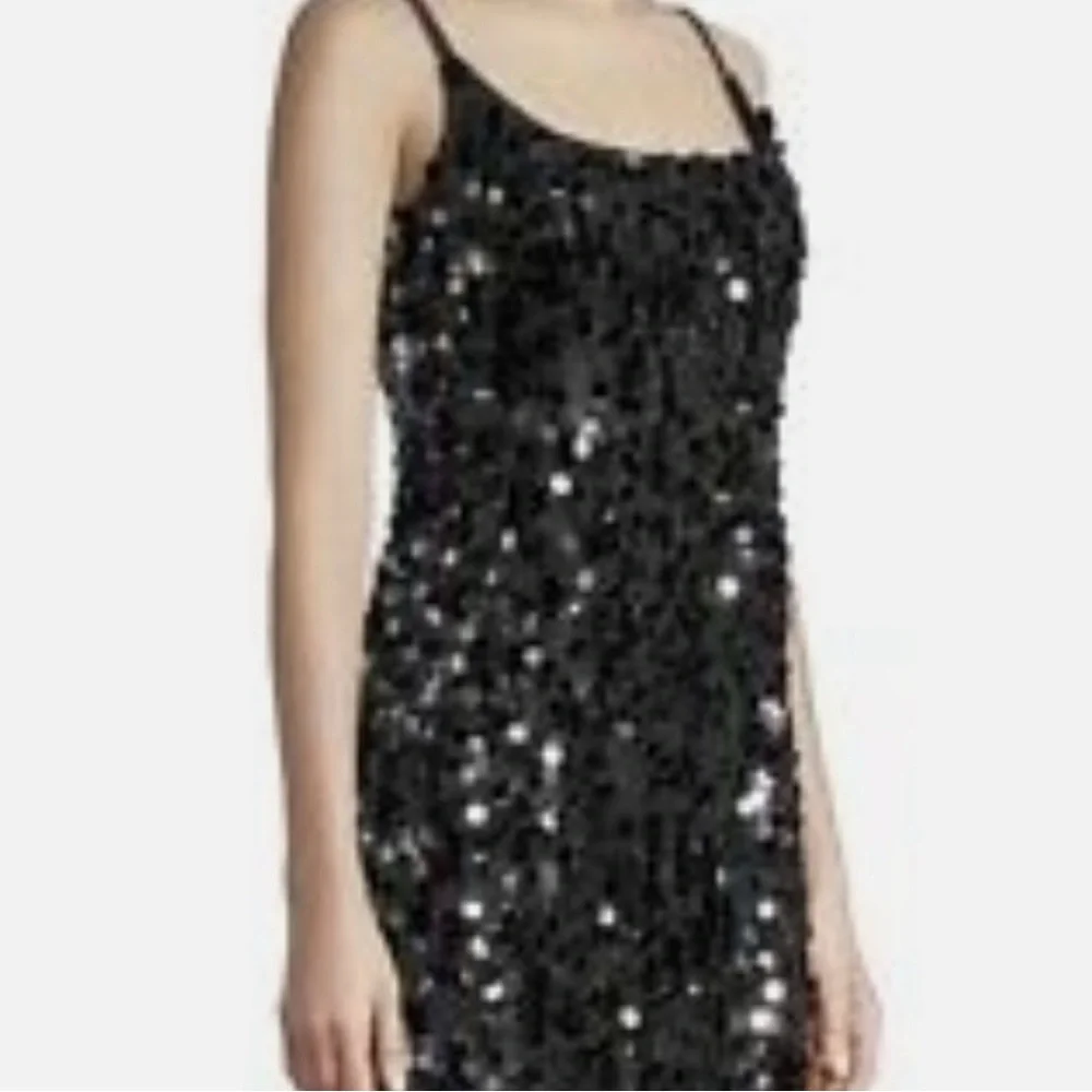 🖤🩶 NWT Milly  Sequin Jessie Dress - Picture 3 of 10